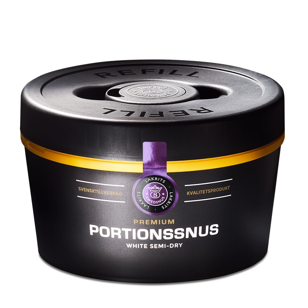 Premium Lakrits 1000 Portionssnus Premium Lakrits 1000 Portionssnus