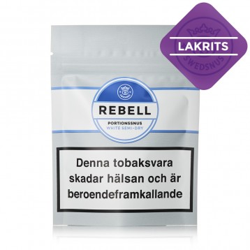 Rebell Lakrits Prov Portionssnus